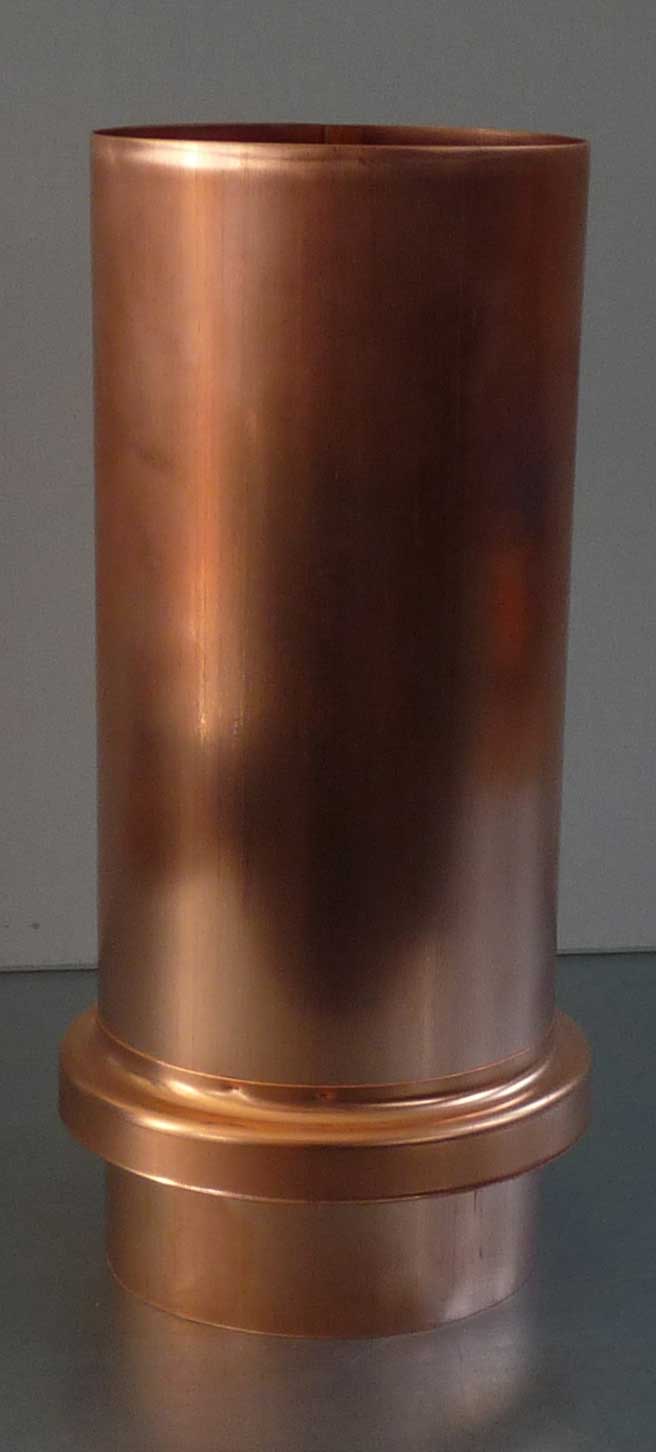 Schiebemuffe Kupfer NW 105mm
